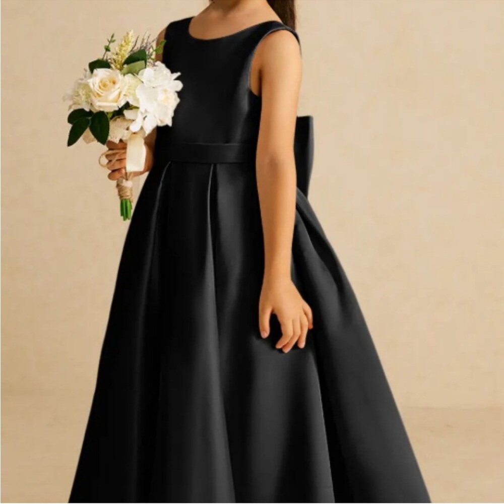 Azazie Black Formal Kids Dress